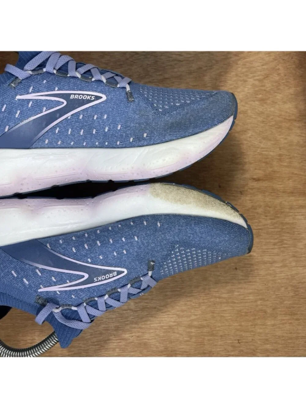 Brook Glycerin 20 Stealthfit Women Size 9 Blue Athletic Running Shoes Lace Up